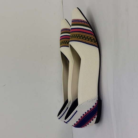 NEW JE T'ACCOMPAGNE TOUJOURS KNIT POINTED TOE BALLET FLATS SHOES WOMEN'S 36 - Picture 3 of 10